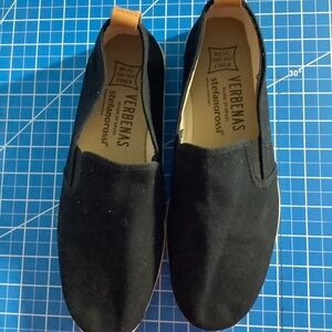 Verbena's, women's black slip on, casual shoes size 41